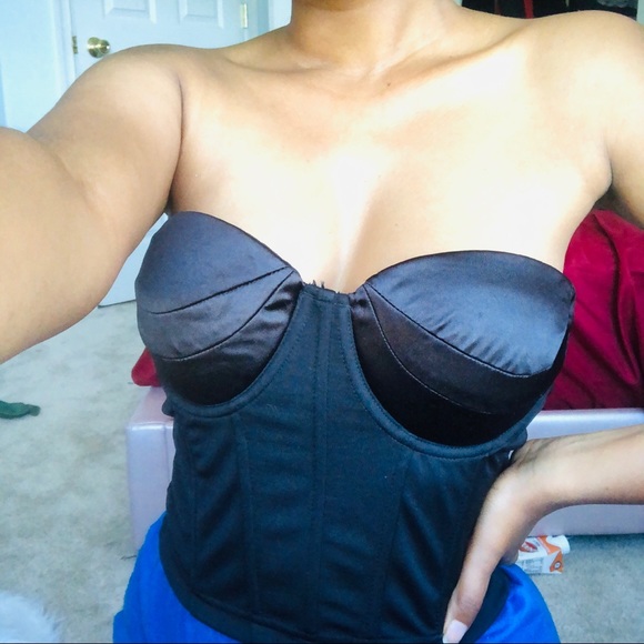 Windsor black corset top. Size M - Picture 1 of 5